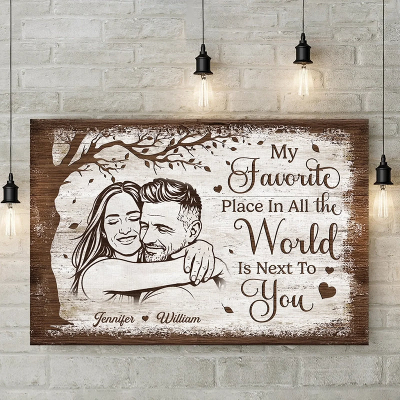 Custom Photo Horizontal Canvas - Personalized Anniversary Wedding Gifts For Husband And Wife, Him And Her - Choosing Love Every Morning