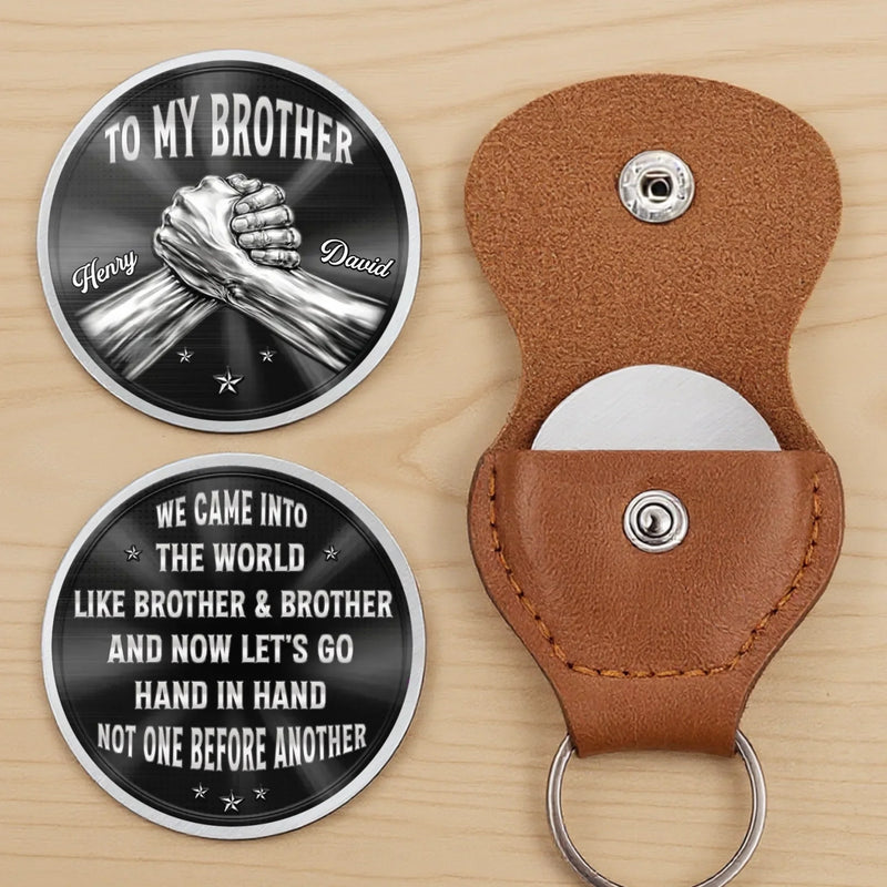 Custom Pocket Hug - Personalized Birthday Gifts For Brother - Brothers Always Have Each Other