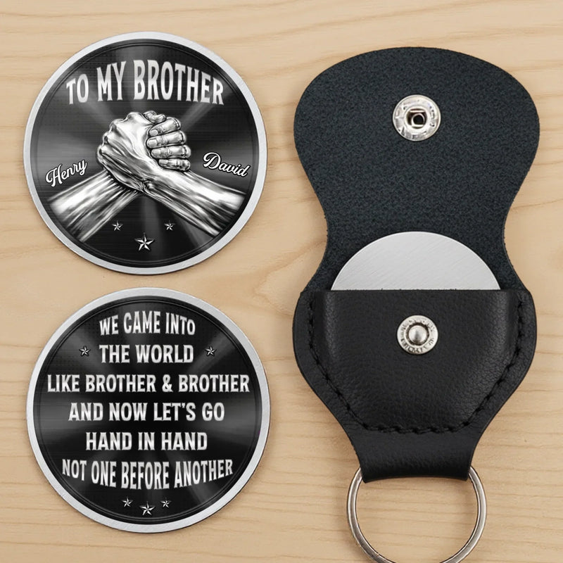 Custom Pocket Hug - Personalized Birthday Gifts For Brother - Brothers Always Have Each Other